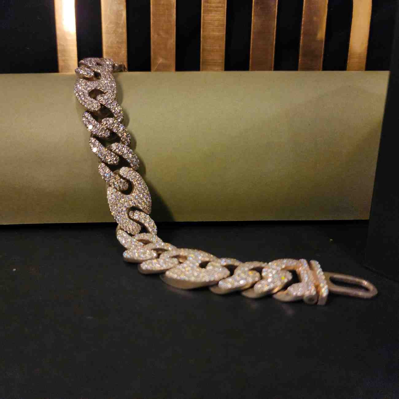 Unique Men's Hip Hop Diamond Bracelet