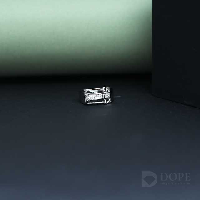 Men's Lab Grown Round Pave Diamond Ring Alternate View