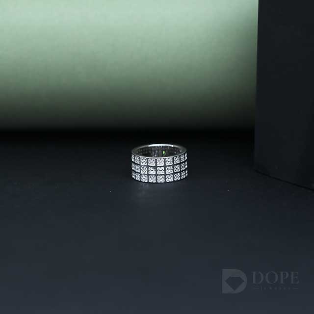 Luxury Full Eternity Pave Lab Grown Diamond Band Alternate View