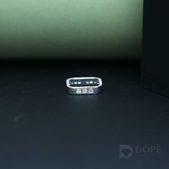Princess Cut Eternity Lab Grown Diamond Ring Alternate View