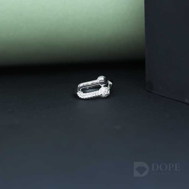 Unique Men's Round Cut Lab Grown Diamond Ring Alternate View