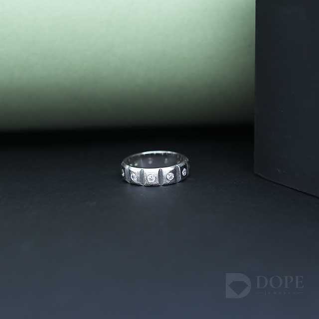 Classic Round Cut Lab Grown Diamond Band Alternate View