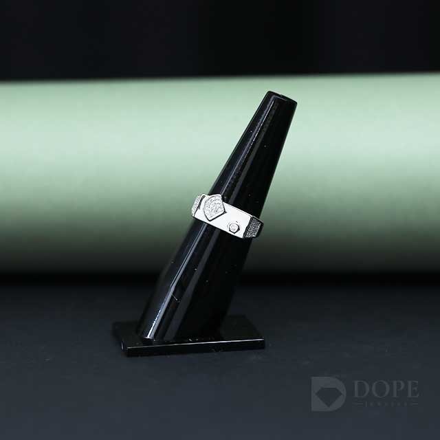 Men's Square Shape Lab grown Pave Diamond Ring