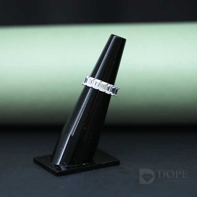 Classic Emerald Cut Lab Grown Diamond Band Ring