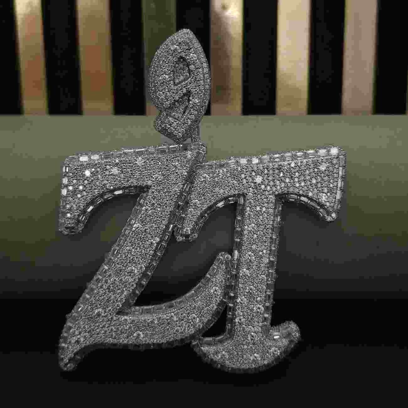 Full Iced Out ZT Custom Latter Hip Hop Diamond Pendant