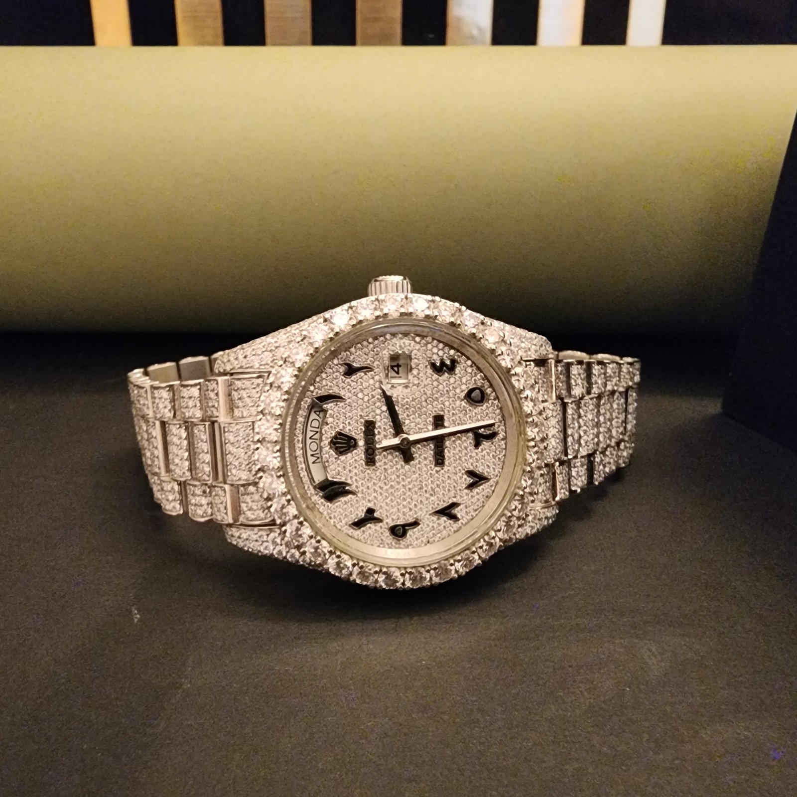 Premium Fully Iced Out Custom Diamond Watch