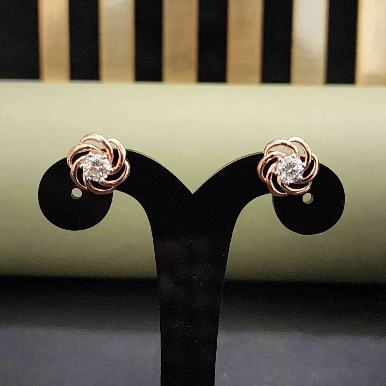 Charm Round Cut Exclusive Stud Earrings