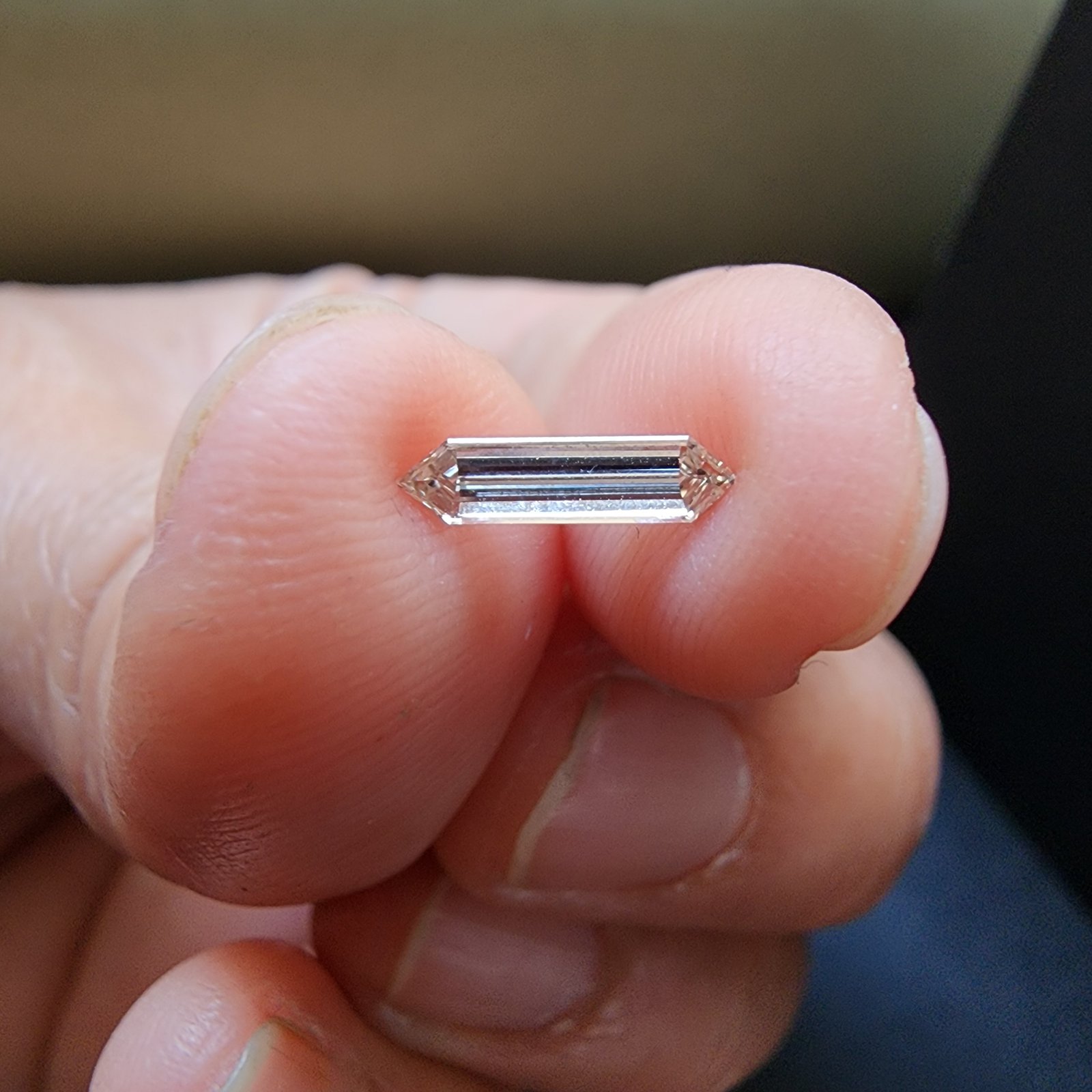 Luxury 0.31CT CVD Lab Grown Filled Diamond IGI Certified Alternate View