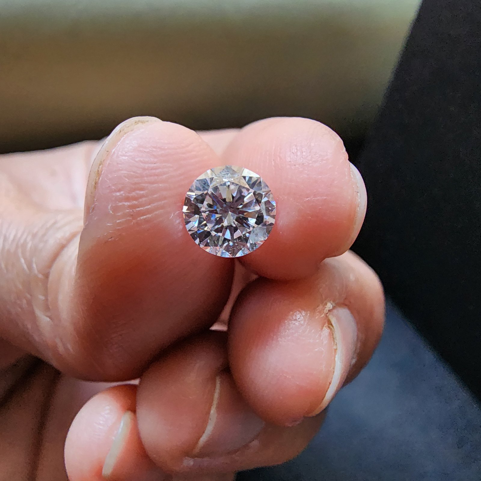1.02CT Lab Grown Round Brilliant Cut CVD Diamond Loose Stone IGI Certified Alternate View