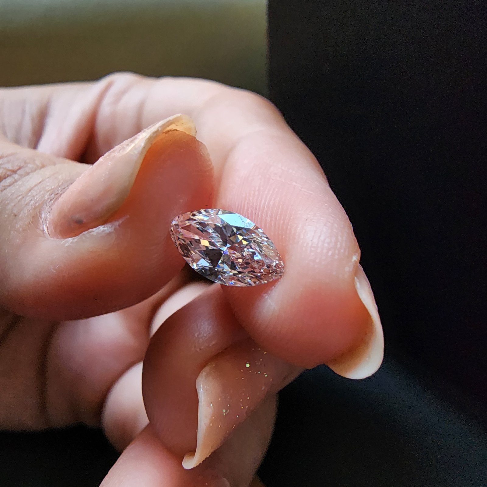 0.565CT Marquise Cut Lab Grown CVD Diamond IGI Certified Color Alternate View