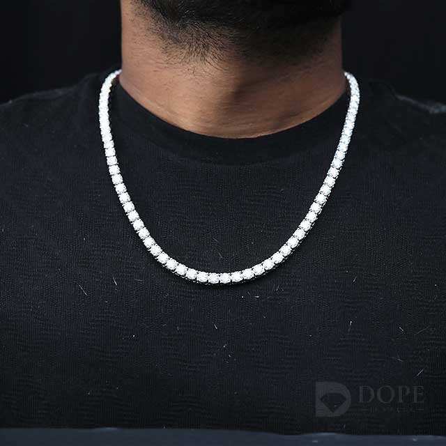 Miami 5MM Cuban Link Chain Necklace Unisex Hip Hop Jewelry Alternate View