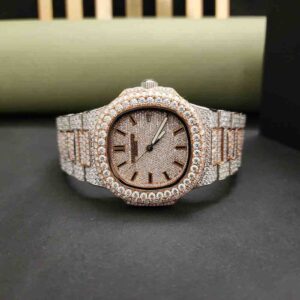 Luxury Moissanite Full Iced Out Diamond Watch
