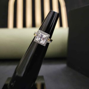 Luxury Princess Cut Diamond Ring
