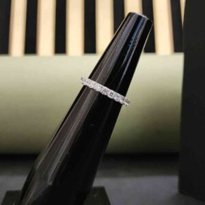 Luxury Diamond Half Eternity Band Ring