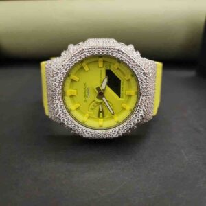 Elegant Half Iced Out Diamond Premium Watch