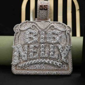 Custom BIG NELLY Hip Hop Moissanite Pendant
