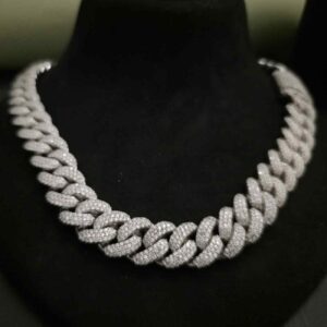 Trendy Full Iced Out Cuban Chain for Hip Hop Jewelry