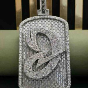 Customized Iced Out Pendant with 1 Number Bail