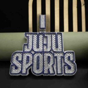 Full Iced out JUJU SPORTS Custom Pendant